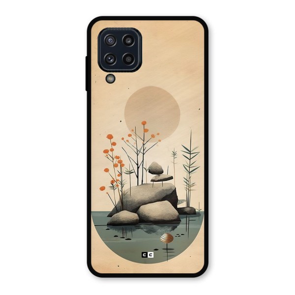 Zen Garden Metal Back Case for Galaxy M32