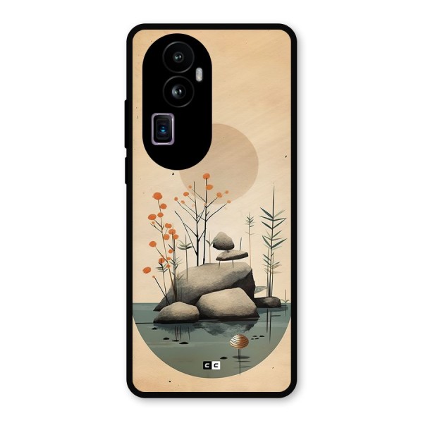 Zen Garden Metal Back Case for Oppo Reno10 Pro Plus
