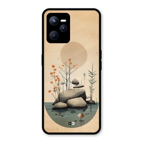 Zen Garden Metal Back Case for Realme C35