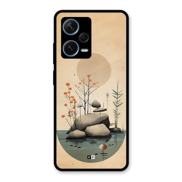 Zen Garden Metal Back Case for Redmi Note 12 Pro Plus 5G