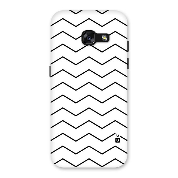 ZigZag Simple Classic Lines Back Case for Galaxy A3 (2017)