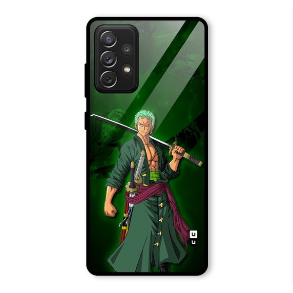 Zoro Ready Glass Back Case for Galaxy A72