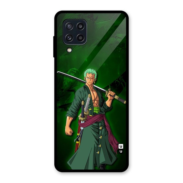 Zoro Ready Glass Back Case for Galaxy M32