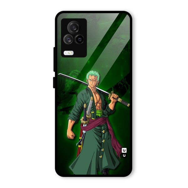 Zoro Ready Glass Back Case for Vivo iQOO 7 Legend 5G