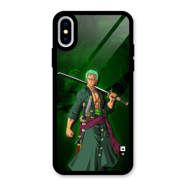 Zoro Ready Glass Back Case for iPhone X