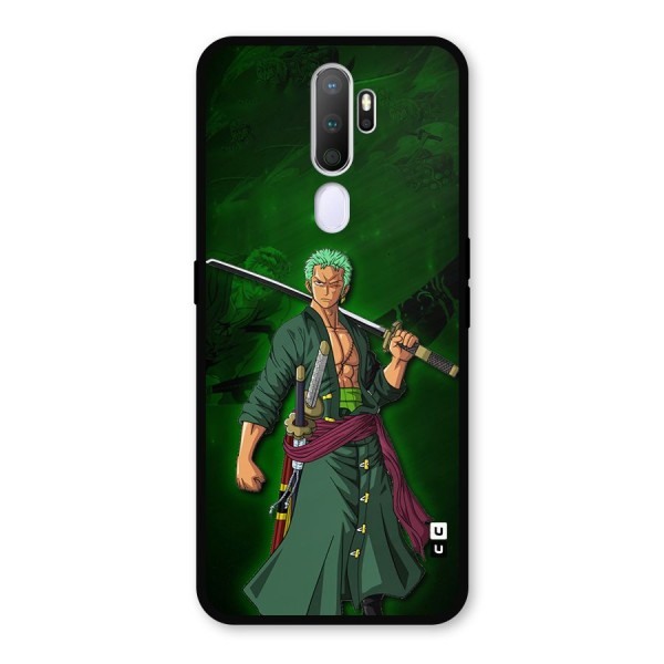 Zoro Ready Metal Back Case for Oppo A9 (2020)