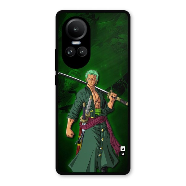 Zoro Ready Metal Back Case for Oppo Reno10 Pro