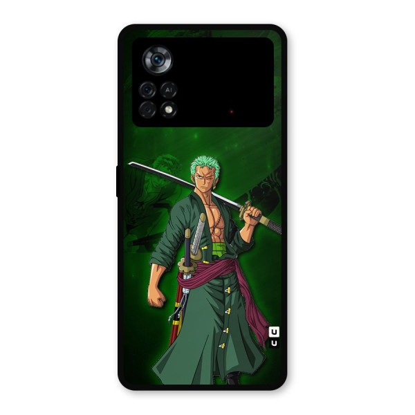 Zoro Ready Metal Back Case for Poco X4 Pro 5G