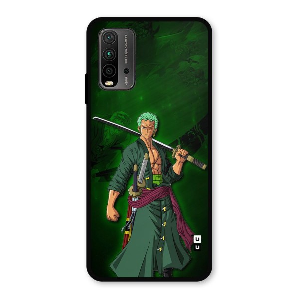 Zoro Ready Metal Back Case for Redmi 9 Power