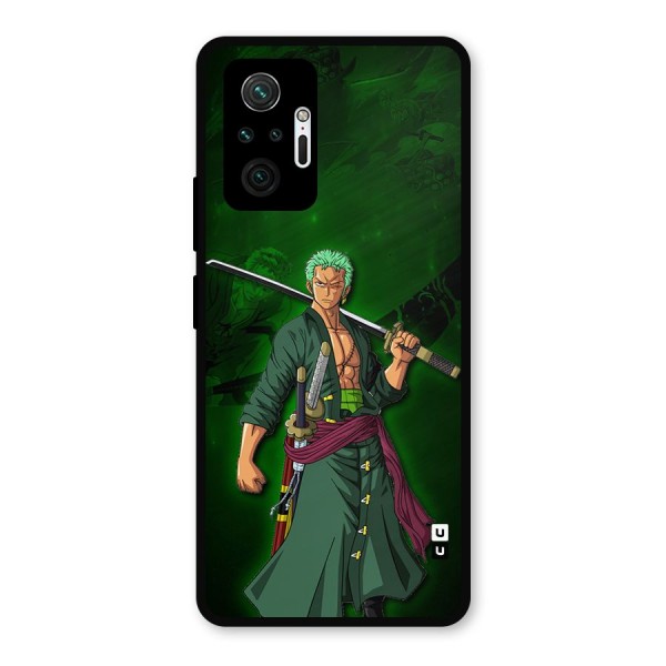 Zoro Ready Metal Back Case for Redmi Note 10 Pro
