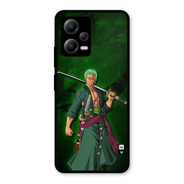 Zoro Ready Metal Back Case for Redmi Note 12 5G