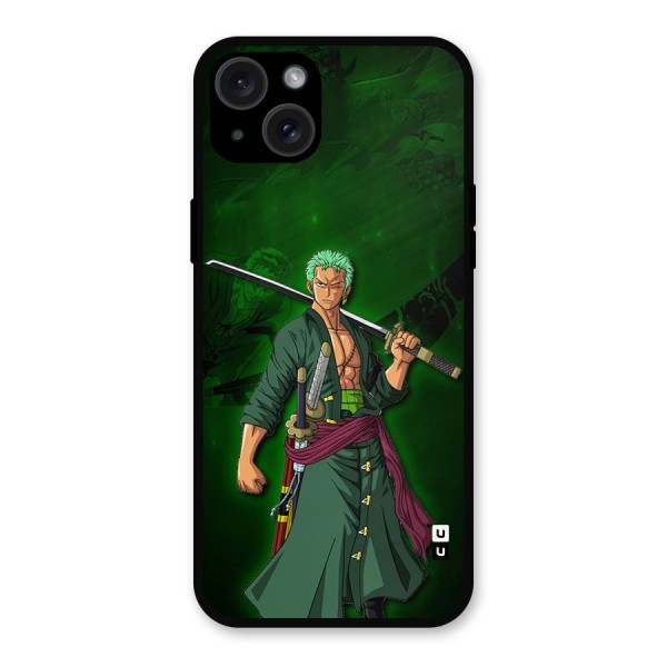 Zoro Ready Metal Back Case for iPhone 15 Plus