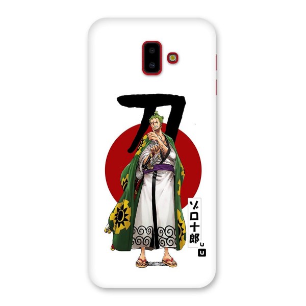Zoro Stance Back Case for Galaxy J6 Plus