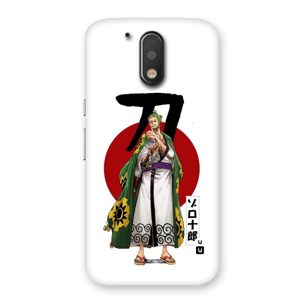 Zoro Stance Back Case for Moto G4 Plus