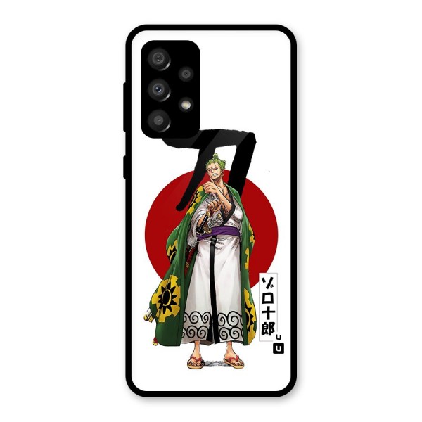 Zoro Stance Glass Back Case for Galaxy A32