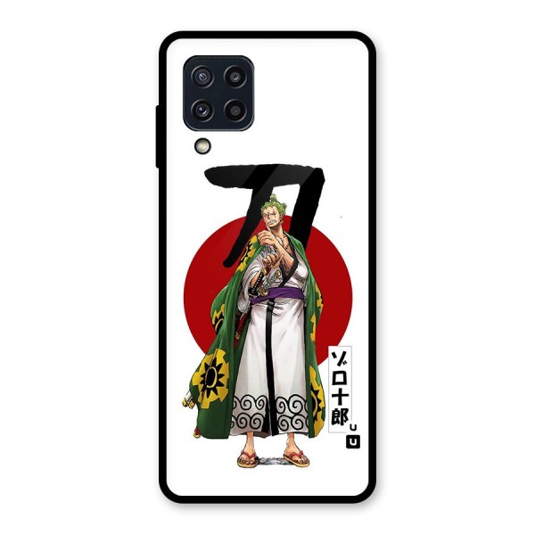 Zoro Stance Glass Back Case for Galaxy M32