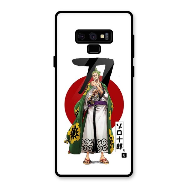 Zoro Stance Glass Back Case for Galaxy Note 9