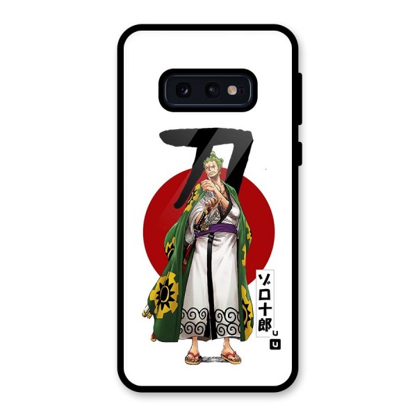 Zoro Stance Glass Back Case for Galaxy S10e