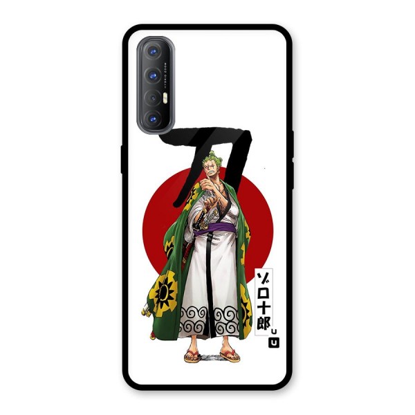 Zoro Stance Glass Back Case for Oppo Reno3 Pro