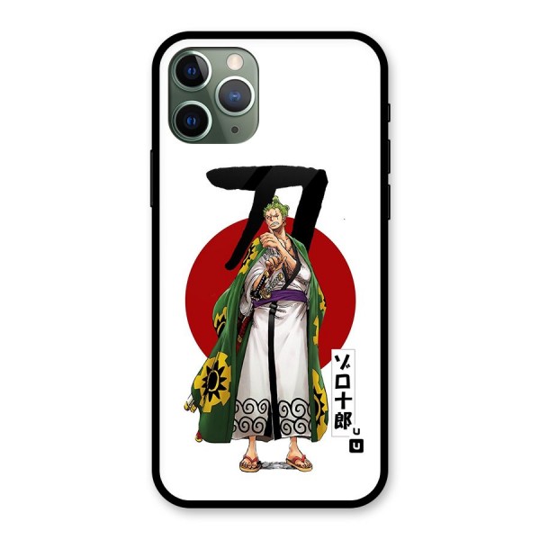 Zoro Stance Glass Back Case for iPhone 11 Pro