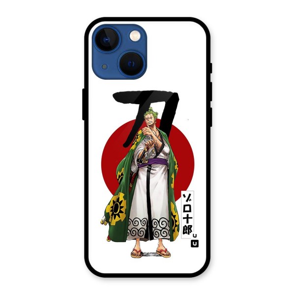 Zoro Stance Glass Back Case for iPhone 13 Mini