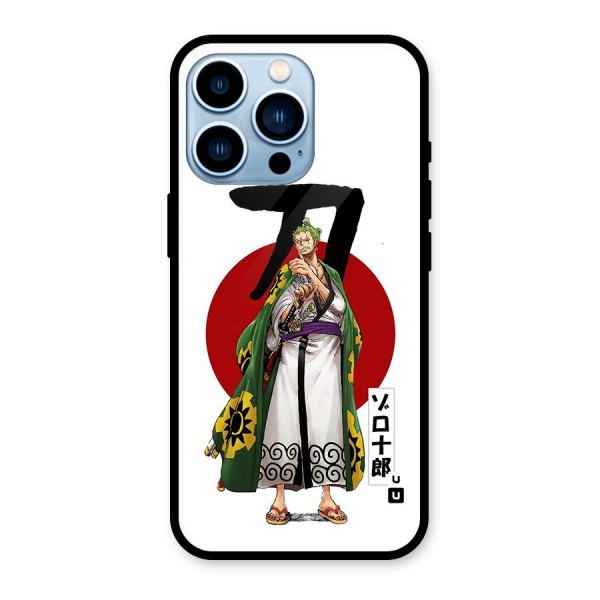 Zoro Stance Glass Back Case for iPhone 13 Pro