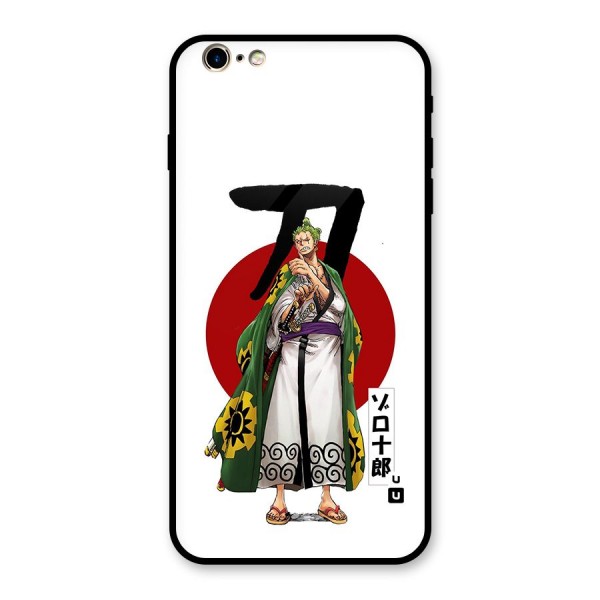 Zoro Stance Glass Back Case for iPhone 6 Plus 6S Plus