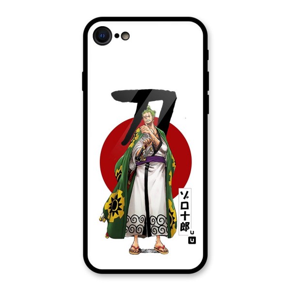 Zoro Stance Glass Back Case for iPhone 7