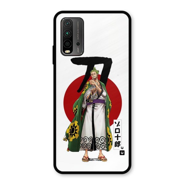 Zoro Stance Metal Back Case for Redmi 9 Power