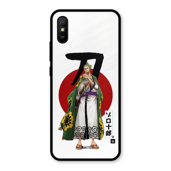 Zoro Stance Metal Back Case for Redmi 9a