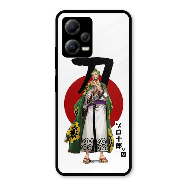 Zoro Stance Metal Back Case for Redmi Note 12 5G