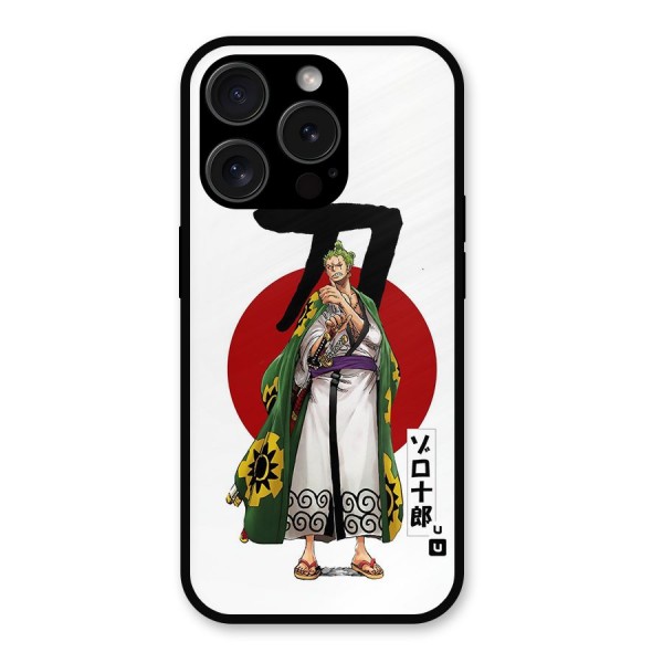 Zoro Stance Metal Back Case for iPhone 15 Pro