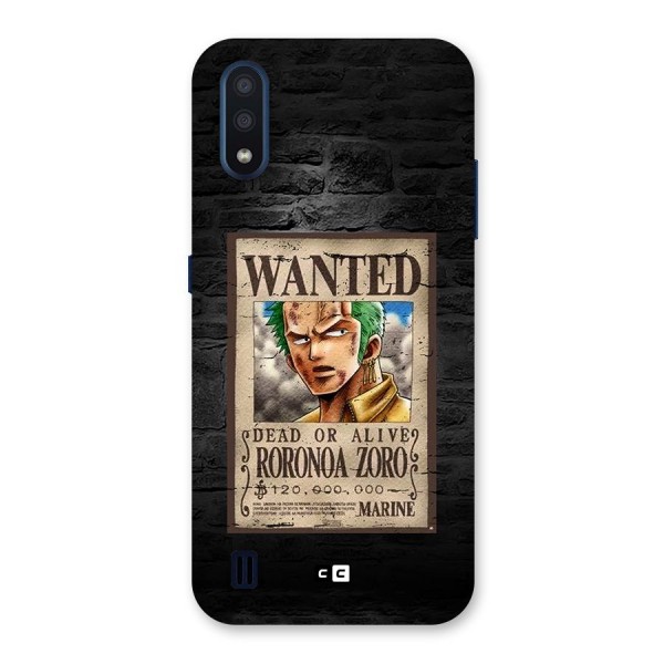 Zoro Wanted Back Case for Galaxy M01