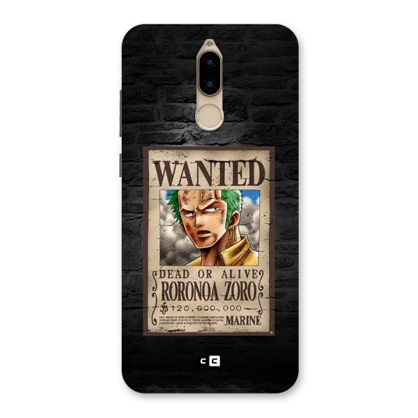 Zoro Wanted Back Case for Honor 9i