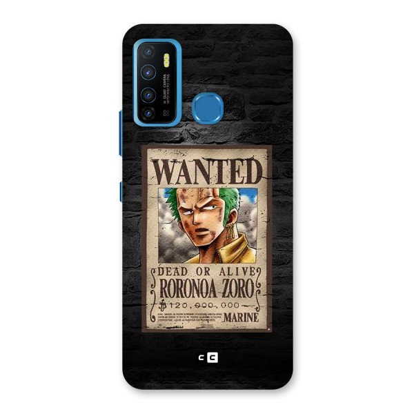 Zoro Wanted Back Case for Infinix Hot 9
