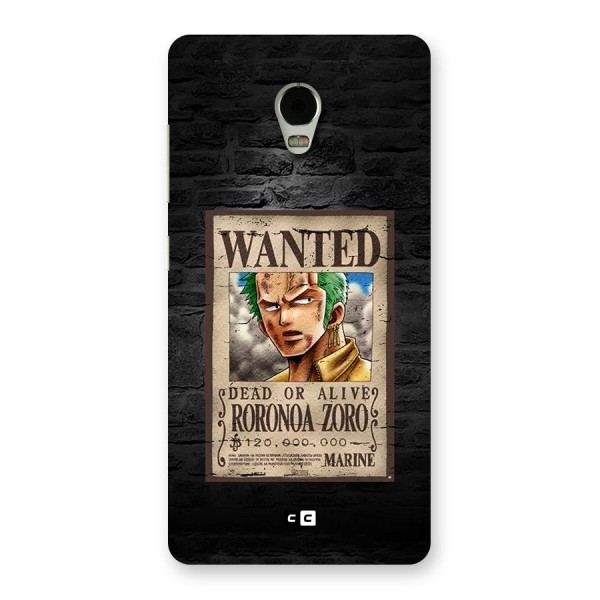 Zoro Wanted Back Case for Lenovo Vibe P1