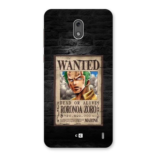 Zoro Wanted Back Case for Nokia 2