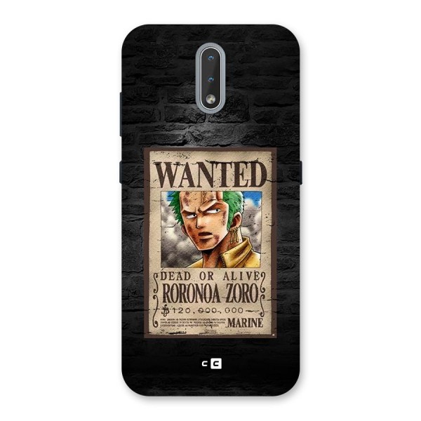 Zoro Wanted Back Case for Nokia 2.3