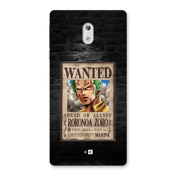 Zoro Wanted Back Case for Nokia 3