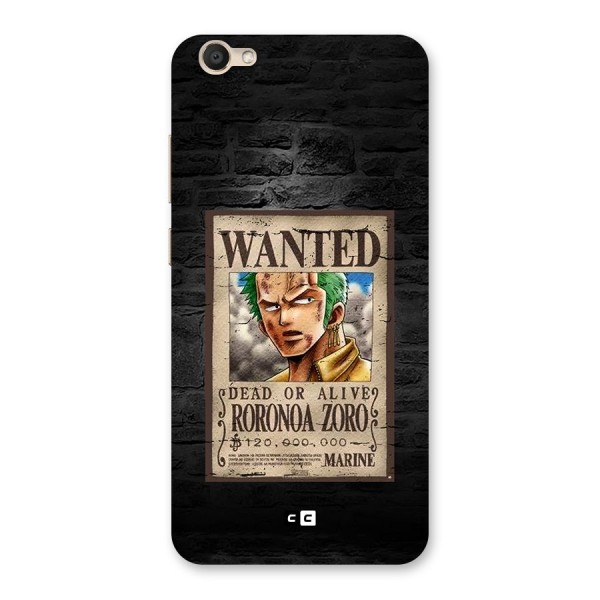 Zoro Wanted Back Case for Vivo Y67