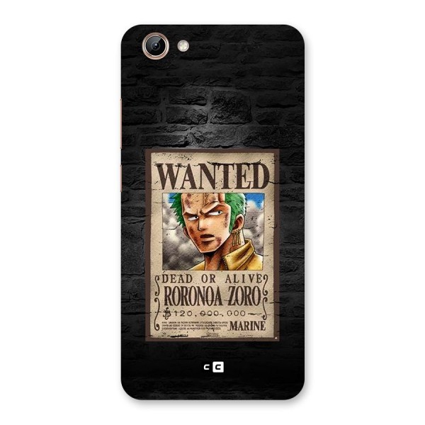 Zoro Wanted Back Case for Vivo Y71