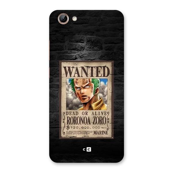 Zoro Wanted Back Case for Vivo Y71i