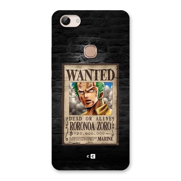 Zoro Wanted Back Case for Vivo Y83