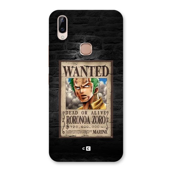 Zoro Wanted Back Case for Vivo Y83 Pro