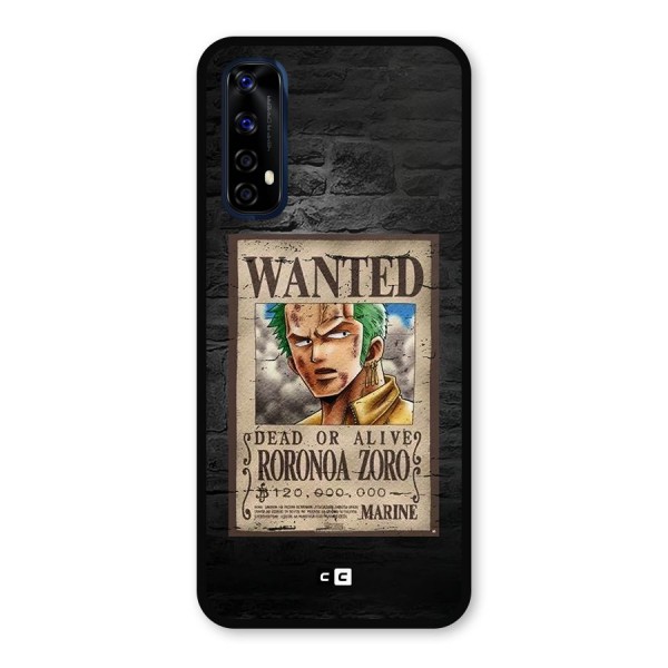 Zoro Wanted Metal Back Case for Realme Narzo 20 Pro
