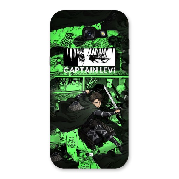 captain Levi Stance Back Case for Galaxy A7 (2017)