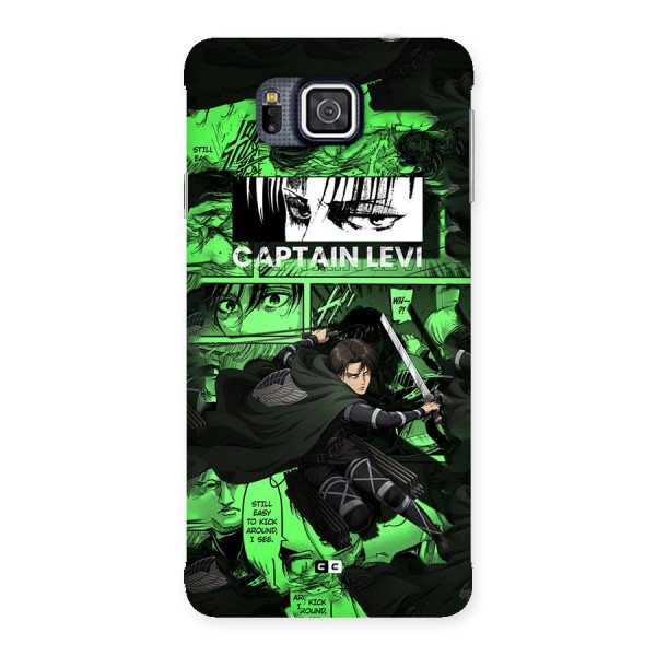 captain Levi Stance Back Case for Galaxy Alpha