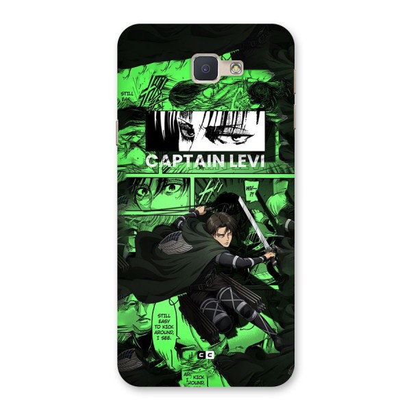 captain Levi Stance Back Case for Galaxy J5 Prime