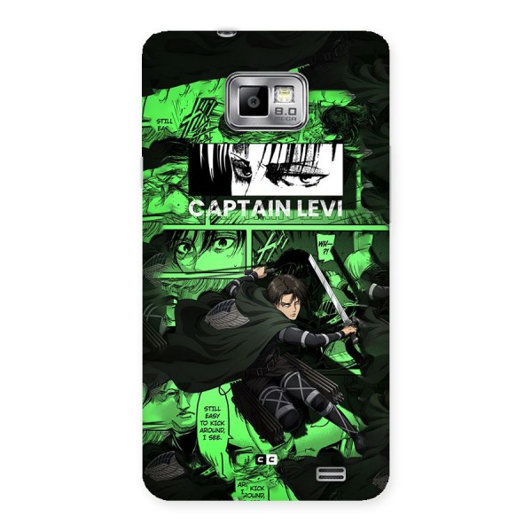 captain Levi Stance Back Case for Galaxy S2