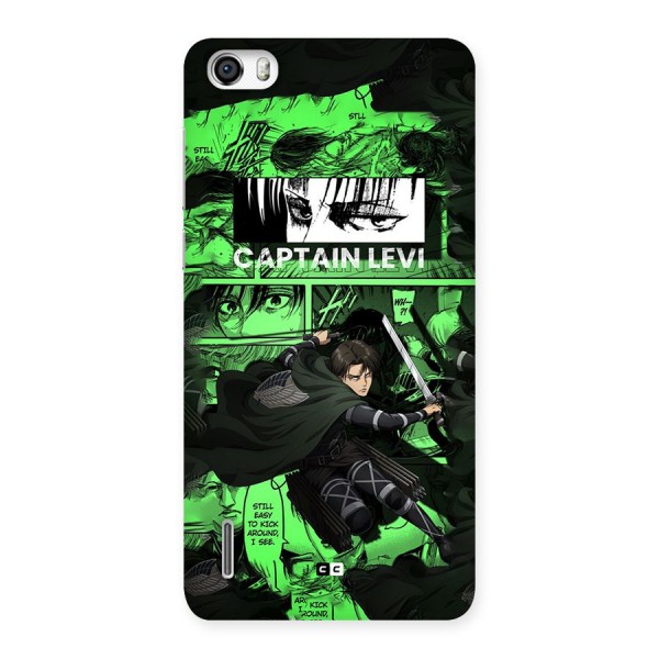 captain Levi Stance Back Case for Honor 6